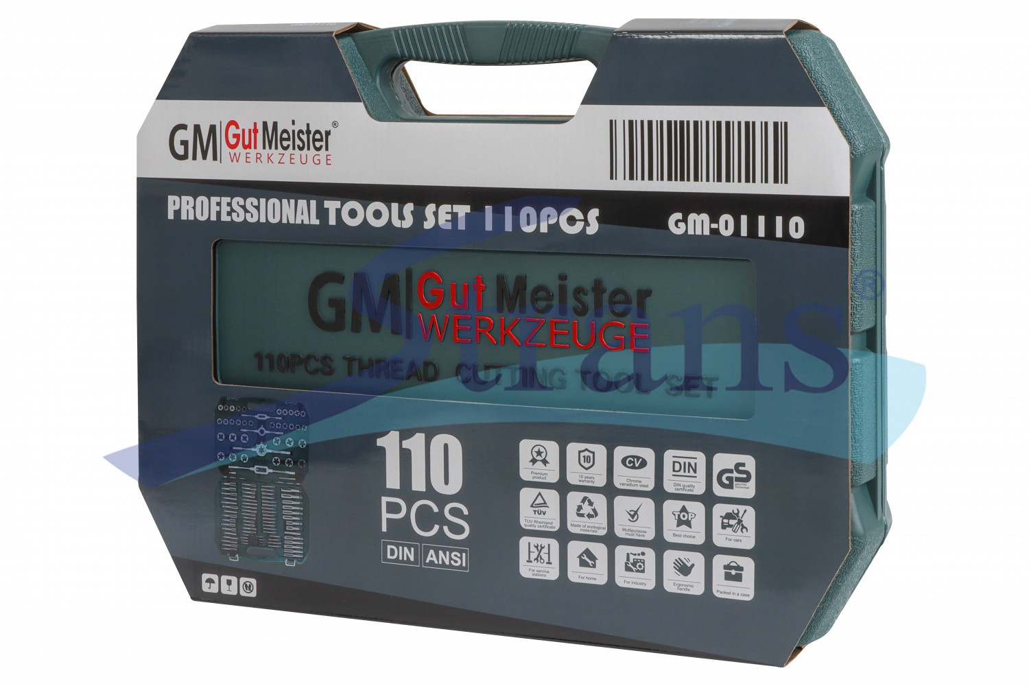 Набір Мітчиків І Плашок Gut Meister 110Шт. Gm01110 купити в